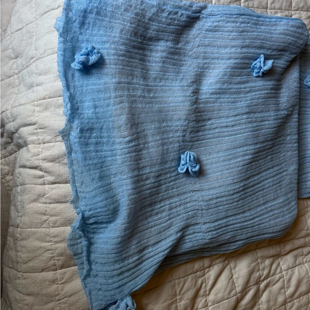 Meshki brynn dress in baby blue - Picture 7 of 9